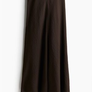 H&M Elegant Brown slip skirt